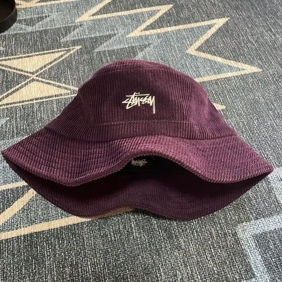 STUSSY CORDUROY BUCKET HAT - Picture 3 of 11